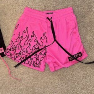 Pink and Black Kill Crew shorts Size M